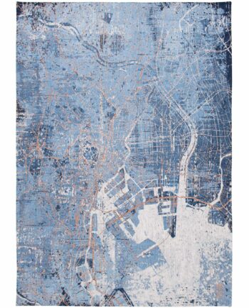 Louis De Poortere tappeto Cities Tokyo 9314 Conductive Blue