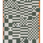 Tappeto Louis De Poortere, Craft Deep Green 9339, Chess design