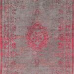 Tappeto Louis De Poortere, Fading World Pink Flash 8261, Medallion design