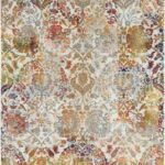 Tappeto Nourison Ankara Global ANR06 Ivory / Orange