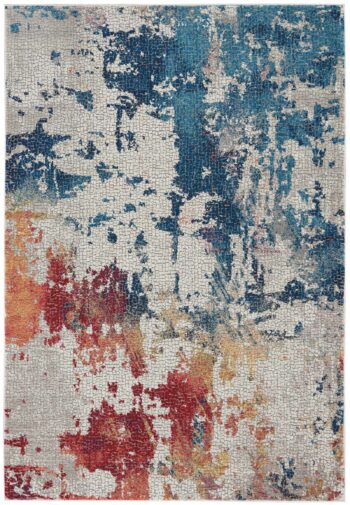 Nourison tappeto Ankara Global ANR10 MULTI 5x8 099446474995 flat