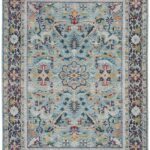 Tappeto Nourison Ankara Global ANR14 Teal / Multicolour