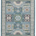 Tappeto Nourison Ankara Global ANR17 Ivory / Light Blue