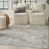 Nourison tappeto Glitz GLZ20 GRYMT GREY MULTICOLOR 5x7 099446951090 interior 1