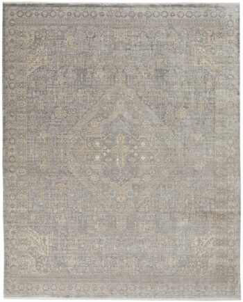 Nourison tappeto Lustrous Weave LUW02 GYBGE GREY BEIGE 8x10 099446751911