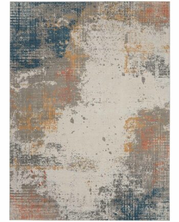 Nourison tappeto Rustic Textures RUS13 GRYBL GREY BLUE 8x11 099446799210