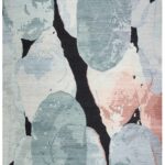 Tappeto Nourison Silk Shadows SHA25 Blue / Pink