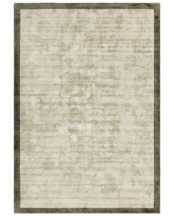 Asiatic tappeto Blade Border 05 Sage Olive new