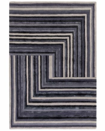Asiatic tappeto Matrix 81 Network Indigo