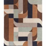 Tappeto Asiatic Matrix 88 Klotski Terracotta