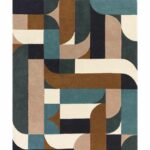 Tappeto Asiatic Matrix 89 Klotski Teal