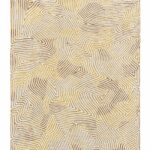 Tappeto Louis De Poortere, Meditation Yellow Hippy 9799, Coral design