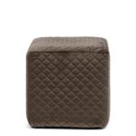 Rivièra Maison Seine Poufs, Velvet III, Anthracite