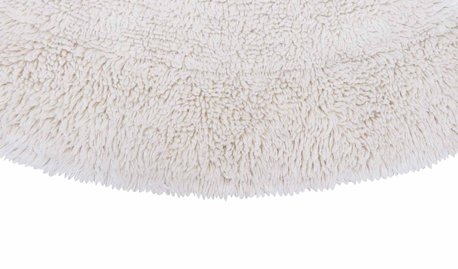 Lorena Canals Woolable tappeto Arctic Circle Sheep White Round WO ARCTIC WH 2